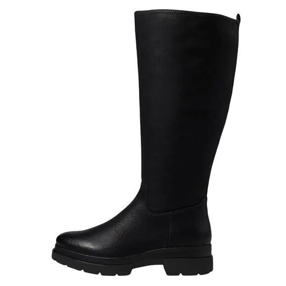 Soul Naturalizer Womens Orchid Knee High Boots US 8.5 M Wide Calf Black NIB - Picture 2 of 11